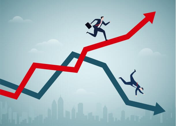 Visualization of success and failure and how it can be portrayed as part of your brand story.