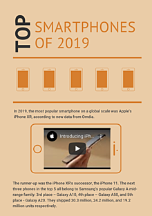 The most popular smartphones in 2019