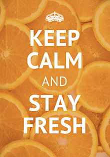 Keep calm poster
