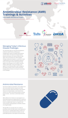 Antimicrobial resistance trainings and activities