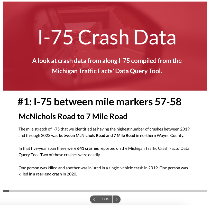 I-75 Crash Data