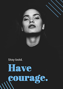 Bold poster